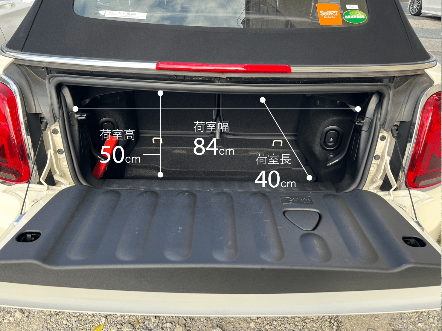 MINI ミニクーパーコンバーチブル（ホワイト）